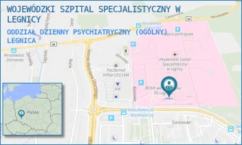 ODDZIAŁ DZIENNY PSYCHIATRYCZNY (OGÓLNY) - WOJEWÓDZKI SZPITAL SPECJALISTYCZNY W LEGNICY - UL. JAROSŁAWA IWASZKIEWICZA 5,  LEGNICA