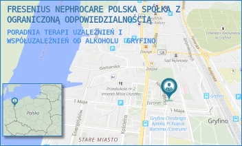 PORADNIA TERAPI UZALEŻNIEŃ I WSPÓŁUZALEŻNIEŃ OD ALKOHOLU - FRESENIUS NEPHROCARE POLSKA SPÓŁKA Z OGRANICZONĄ ODPOWIEDZIALNOŚCIĄ - NIEPODLEGŁOŚCI 28,  GRYFINO