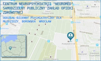 ODDZIAŁ DZIENNY PSYCHIATRYCZNY DLA MŁODZIEŻY_ BOROWSKA - CENTRUM NEUROPSYCHIATRII "NEUROMED" SAMODZIELNY PUBLICZNY ZAKŁAD OPIEKI ZDROWOTNEJ - BOROWSKA 181-187,  WROCŁAW