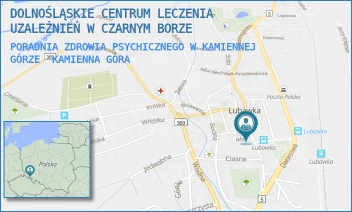 PORADNIA ZDROWIA PSYCHICZNEGO W KAMIENNEJ GÓRZE - DOLNOŚLĄSKIE CENTRUM LECZENIA UZALEŻNIEŃ W CZARNYM BORZE - AL. WOJSKA POLSKIEGO 3/5,  KAMIENNA GÓRA