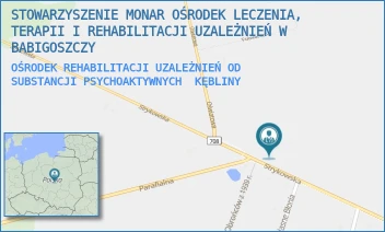 OŚRODEK REHABILITACJI UZALEŻNIEŃ OD SUBSTANCJI PSYCHOAKTYWNYCH - STOWARZYSZENIE MONAR OŚRODEK LECZENIA, TERAPII I REHABILITACJI UZALEŻNIEŃ DLA DZIECI I MŁODZIEŻY W GDAŃSKU - UL. STRYKOWSKA 3,  KĘBLINY