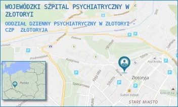 ODDZIAŁ DZIENNY PSYCHIATRYCZNY W ZŁOTORYI - CZP - WOJEWÓDZKI SZPITAL PSYCHIATRYCZNY W ZŁOTORYI - UL. GÓRNA 2,  ZŁOTORYJA