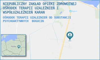 OŚRODEK TERAPII UZALEZNIEŃ OD SUBSTANCJI PSYCHOAKTYWNYCH - NIEPUBLICZNY ZAKŁAD OPIEKI ZDROWOTNEJ OŚRODEK TERAPII UZALEŻNIEŃ I WSPÓŁUZALEŻNIEŃ KARAN - 81A,  BOGUCIN