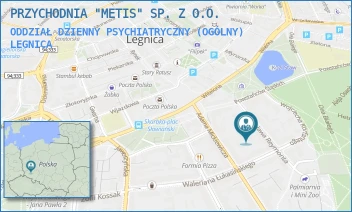 ODDZIAŁ DZIENNY PSYCHIATRYCZNY (OGÓLNY) - PRZYCHODNIA "METIS" SP. Z O.O. - UL. WŁADYSŁAWA REYMONTA 2,  LEGNICA