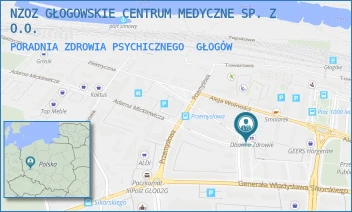 PORADNIA ZDROWIA PSYCHICZNEGO - NZOZ GŁOGOWSKIE CENTRUM MEDYCZNE SP. Z O.O. - UL. M.C.SKŁODOWSKIEJ 11,  GŁOGÓW