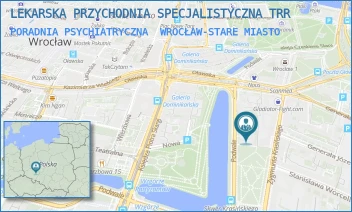 PORADNIA PSYCHIATRYCZNA - LEKARSKA PRZYCHODNIA SPECJALISTYCZNA TRR - UL. PODWALE 74/OFC.23,  WROCŁAW-STARE MIASTO