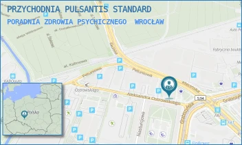 PORADNIA ZDROWIA PSYCHICZNEGO - PRZYCHODNIA PULSANTIS STANDARD - UL. OSTROWSKIEGO 3,  WROCŁAW