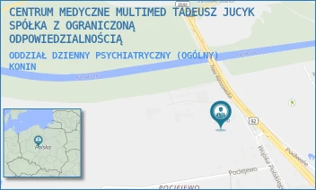 ODDZIAŁ DZIENNY PSYCHIATRYCZNY (OGÓLNY) - CENTRUM MEDYCZNE MULTIMED TADEUSZ JUCYK SPÓŁKA Z OGRANICZONĄ ODPOWIEDZIALNOŚCIĄ - WOJSKA POLSKIEGO 33B,  KONIN