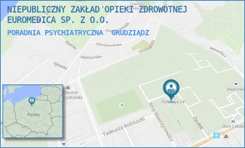 PORADNIA PSYCHIATRYCZNA - NIEPUBLICZNY ZAKŁAD OPIEKI ZDROWOTNEJ EUROMEDICA SP. Z O.O. - ROTY GRUDZIĄDZKIEJ 6,  GRUDZIĄDZ