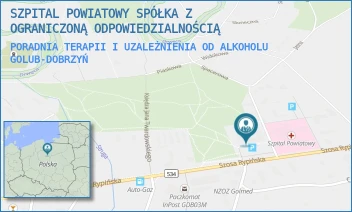 PORADNIA TERAPII I UZALEŻNIENIA OD ALKOHOLU - SZPITAL POWIATOWY SPÓŁKA Z OGRANICZONĄ ODPOWIEDZIALNOŚCIĄ - DR J.G. KOPPA 1A,  GOLUB-DOBRZYŃ