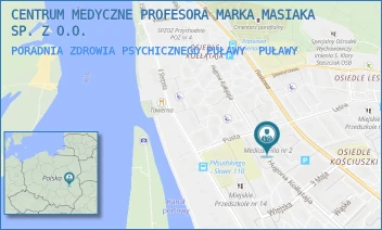PORADNIA ZDROWIA PSYCHICZNEGO PUŁAWY - CENTRUM MEDYCZNE PROFESORA MARKA MASIAKA SP. Z O.O. - KOŁŁĄTAJA 18,  PUŁAWY
