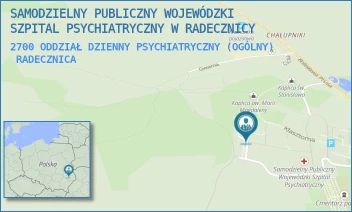 2700 ODDZIAŁ DZIENNY PSYCHIATRYCZNY (OGÓLNY) - SAMODZIELNY PUBLICZNY WOJEWÓDZKI SZPITAL PSYCHIATRYCZNY IM. ŚW. ANTONIEGO W RADECZNICY - KLASZTORNA 4,  RADECZNICA