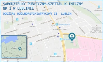ODDZIAŁ OGÓLNOPSYCHIATRYCZNY II - UNIWERSYTECKI SZPITAL KLINICZNY NR 1 W LUBLINIE - GŁUSKA 1,  LUBLIN