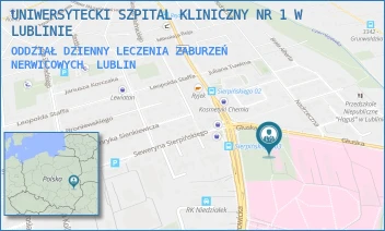 ODDZIAŁ DZIENNY LECZENIA ZABURZEŃ NERWICOWYCH - UNIWERSYTECKI SZPITAL KLINICZNY NR 1 W LUBLINIE - GŁUSKA 1,  LUBLIN