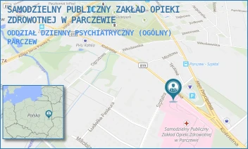 ODDZIAŁ DZIENNY PSYCHIATRYCZNY (OGÓLNY) - SAMODZIELNY PUBLICZNY ZAKŁAD OPIEKI ZDROWOTNEJ W PARCZEWIE - KOŚCIELNA 136,  PARCZEW