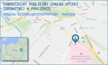 ODDZIAŁ DZIENNY PSYCHIATRYCZNY - SAMODZIELNY PUBLICZNY ZAKŁAD OPIEKI ZDROWOTNEJ W PARCZEWIE - KOŚCIELNA 136,  PARCZEW