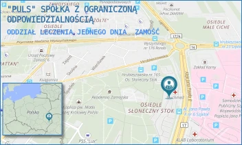 ODDZIAŁ LECZENIA JEDNEGO DNIA - "PULS" SPÓŁKA Z OGRANICZONĄ ODPOWIEDZIALNOŚCIĄ - JANA PAWŁA II 19,  ZAMOŚĆ