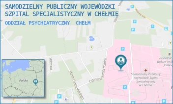 ODDZIAŁ PSYCHIATRYCZNY - SAMODZIELNY PUBLICZNY WOJEWÓDZKI SZPITAL SPECJALISTYCZNY W CHEŁMIE - SZPITALNA 53B/PAW. C,  CHEŁM