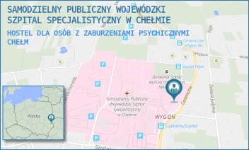HOSTEL DLA OSÓB Z ZABURZENIAMI PSYCHICZNYMI - SAMODZIELNY PUBLICZNY WOJEWÓDZKI SZPITAL SPECJALISTYCZNY W CHEŁMIE - CERAMICZNA 1,  CHEŁM