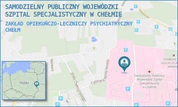 ZAKŁAD OPIEKUŃCZO-LECZNICZY PSYCHIATRYCZNY - SAMODZIELNY PUBLICZNY WOJEWÓDZKI SZPITAL SPECJALISTYCZNY W CHEŁMIE - SZPITALNA 53B,  CHEŁM