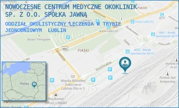 ODDZIAŁ OKULISTYCZNY LECZENIA W TRYBIE JEDNODNIOWYM - NOWOCZESNE CENTRUM MEDYCZNE OKOKLINIK SP. Z O.O. SPÓŁKA JAWNA - KROCHMALNA 6B,  LUBLIN