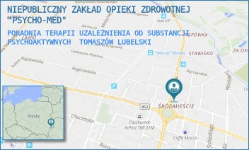 PORADNIA TERAPII UZALEŻNIENIA OD SUBSTANCJI PSYCHOAKTYWNYCH - NIEPUBLICZNY ZAKŁAD OPIEKI ZDROWOTNEJ "PSYCHO-MED" - JANUSZA PETERA 2A,  TOMASZÓW LUBELSKI