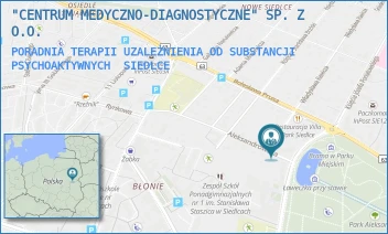 PORADNIA TERAPII UZALEŻNIENIA OD SUBSTANCJI PSYCHOAKTYWNYCH - "CENTRUM MEDYCZNO-DIAGNOSTYCZNE" SP. Z O.O. - ALEKSANDROWSKA 4,  SIEDLCE