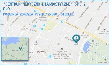 PORADNIA ZDROWIA PSYCHICZNEGO - "CENTRUM MEDYCZNO-DIAGNOSTYCZNE" SP. Z O.O. - ALEKSANDROWSKA 4,  SIEDLCE