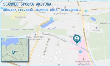 ODDZIAŁ LECZENIA JEDNEGO DNIA - SCANMED SPÓŁKA AKCYJNA - UL. SKŁODOWSKIEJ-CURIE 21,  KLUCZBORK