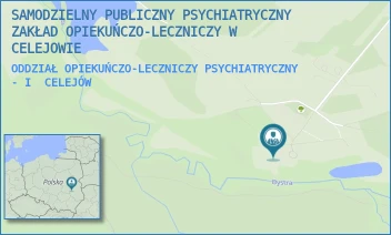 ODDZIAŁ OPIEKUŃCZO-LECZNICZY PSYCHIATRYCZNY - I - SAMODZIELNY PUBLICZNY PSYCHIATRYCZNY  ZAKŁAD OPIEKUŃCZO-LECZNICZY W CELEJOWIE - CELEJÓW 68,  CELEJÓW
