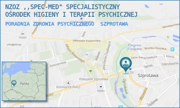 PORADNIA ZDROWIA PSYCHICZNEGO - NZOZ ,,SPEC-MED" SPECJALISTYCZNY OŚRODEK HIGIENY I TERAPII PSYCHICZNEJ - UL. GEN. WŁADYSŁAWA ANDERSA 12-12A,  SZPROTAWA