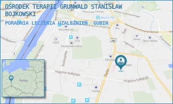 PORADNIA LECZENIA UZALEŻNIEŃ - OŚRODEK TERAPII GRUNWALD STANISŁAW BOJKOWSKI - UL. ŚLĄSKA 35/B,  GUBIN