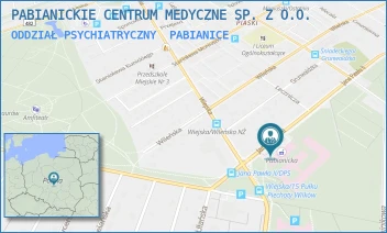 ODDZIAŁ PSYCHIATRYCZNY - PABIANICKIE CENTRUM MEDYCZNE SP. Z O.O. - UL. JANA PAWŁA II 68,  PABIANICE