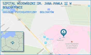 ODDZIAŁ PSYCHIATRYCZNY - SZPITAL WOJEWÓDZKI IM. JANA PAWŁA II W BEŁCHATOWIE - UL. CZAPLINIECKA 123,  BEŁCHATÓW