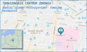 ODDZIAŁ DZIENNY PSYCHIATRYCZNY - TOMASZOWSKIE CENTRUM ZDROWIA - UL. JANA PAWŁA II 35,  TOMASZÓW MAZOWIECKI