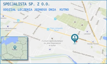 ODDZIAŁ LECZENIA JEDNEGO DNIA - SPECJALISTA SP. Z O.O. - UL. 29-LISTOPADA 37,  KUTNO