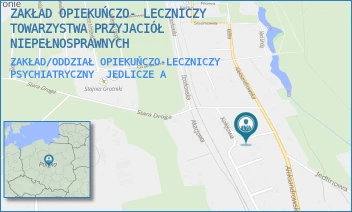 ZAKŁAD/ODDZIAŁ OPIEKUŃCZO-LECZNICZY PSYCHIATRYCZNY - ZAKŁAD OPIEKUŃCZO- LECZNICZY TOWARZYSTWA PRZYJACIÓŁ NIEPEŁNOSPRAWNYCH - UL. JEDLINOWA 42/44,  JEDLICZE A