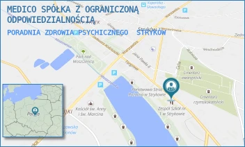 PORADNIA ZDROWIA PSYCHICZNEGO - MEDICO SPÓŁKA Z OGRANICZONĄ ODPOWIEDZIALNOŚCIĄ - UL. TARGOWA 16,  STRYKÓW