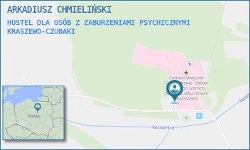 HOSTEL DLA OSÓB Z ZABURZENIAMI PSYCHICZNYMI - ARKADIUSZ CHMIELIŃSKI - - 23A/-,  KRASZEWO-CZUBAKI