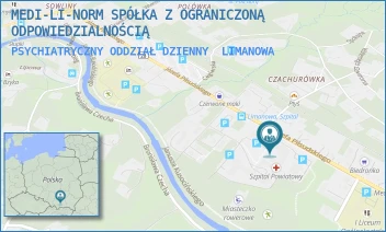 PSYCHIATRYCZNY ODDZIAŁ DZIENNY - MEDI-LI-NORM SPÓŁKA Z OGRANICZONĄ ODPOWIEDZIALNOŚCIĄ - UL. JÓZEFA PIŁSUDSKIEGO 61,  LIMANOWA