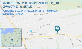 PORADNIA LECZENIA UZALEŻNIEŃ I PORADNIA RODZINNA - SAMODZIELNY PUBLICZNY ZAKŁAD OPIEKI ZDROWOTNEJ W SKALE - UL. SŁOMNICKA 69,  SKAŁA