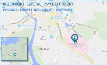PORADNIA TERAPII UZALEŻNIEŃ - WOJEWÓDZKI SZPITAL PSYCHIATRYCZNY - UL. JAROSŁAWA DĄBROWSKIEGO 19,  ANDRYCHÓW