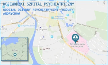 ODDZIAŁ DZIENNY PSYCHIATRYCZNY (OGÓLNY) - WOJEWÓDZKI SZPITAL PSYCHIATRYCZNY - UL. JAROSŁAWA DĄBROWSKIEGO 19,  ANDRYCHÓW