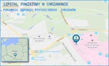 PORADNIA ZDROWIA PSYCHICZNEGO - SZPITAL POWIATOWY W CHRZANOWIE - UL. TOPOLOWA 16,  CHRZANÓW