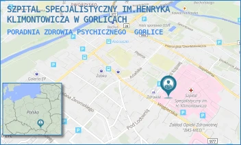 PORADNIA ZDROWIA PSYCHICZNEGO - SZPITAL SPECJALISTYCZNY IM.HENRYKA KLIMONTOWICZA W GORLICACH - UL. WĘGIERSKA 21,  GORLICE