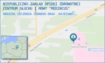 ODDZIAŁ LECZENIA JEDNEGO DNIA - NIEPUBLICZNY ZAKŁAD OPIEKI ZDROWOTNEJ CENTRUM SŁUCHU I MOWY "MEDINCUS" - MOKRA 7,  KAJETANY