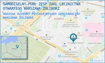 ODDZIAŁ DZIENNY PSYCHIATRYCZNY GERIATRYCZNY - SAMODZIELNY PUBL ZESP ZAKŁ LECZNICTWA OTWARTEGO WARSZAWA-ŻOLIBORZ - ELBLĄSKA 35,  WARSZAWA ŻOLIBORZ