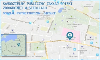 ODDZIAŁ PSYCHIATRYCZNY - SAMODZIELNY PUBLICZNY ZAKŁAD OPIEKI ZDROWOTNEJ W SIEDLCACH - STAROWIEJSKA 15,  SIEDLCE
