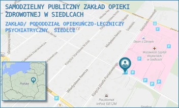 ZAKŁAD/ PODODDZIAŁ OPIEKUŃCZO-LECZNICZY PSYCHIATRYCZNY - SAMODZIELNY PUBLICZNY ZAKŁAD OPIEKI ZDROWOTNEJ W SIEDLCACH - BEMA 22,  SIEDLCE