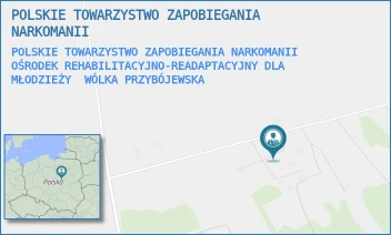 POLSKIE TOWARZYSTWO ZAPOBIEGANIA NARKOMANII OŚRODEK REHABILITACYJNO-READAPTACYJNY DLA MŁODZIEŻY - POLSKIE TOWARZYSTWO ZAPOBIEGANIA NARKOMANII - 58A,  WÓLKA PRZYBÓJEWSKA
